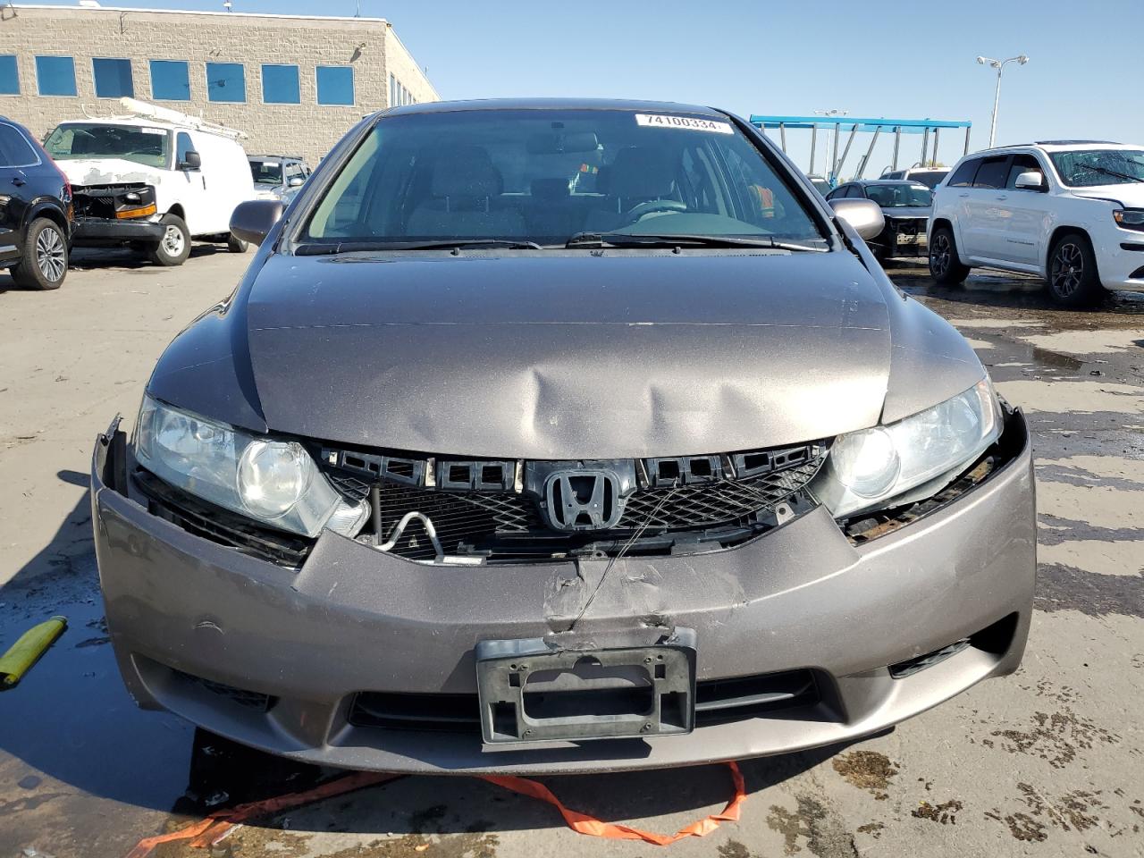 2010 Honda Civic VIN 19XFA1F81AE062896 Copart auction photo, front end / side damage thumbnail 5