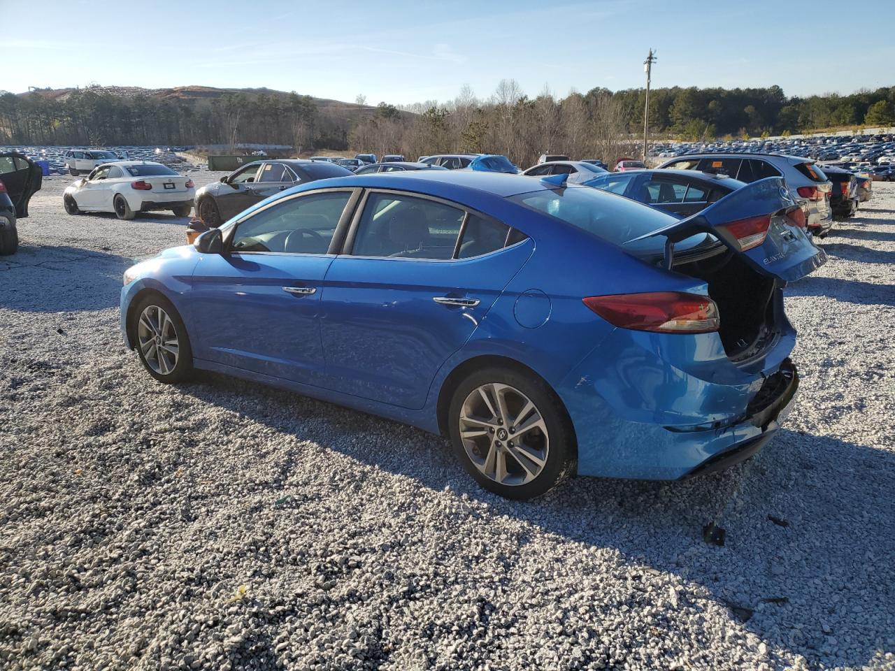 2017 Hyundai Elantra VIN 5NPD84LF5HH043684 Copart auction photo, all over / mechanical damage thumbnail 2