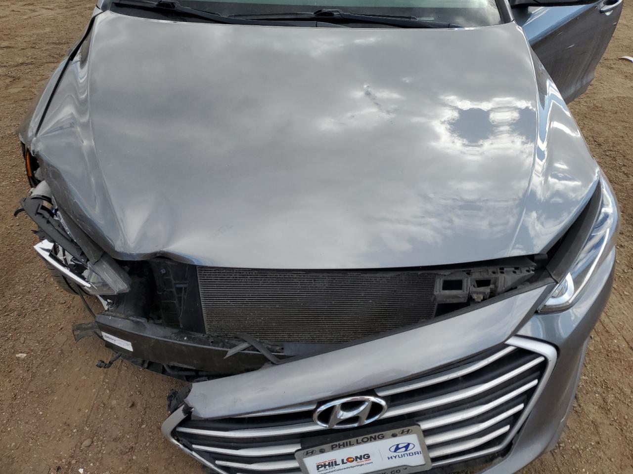 2018 Hyundai Elantra VIN 5NPD84LF0JH401392 Copart auction photo, front end damage thumbnail 13