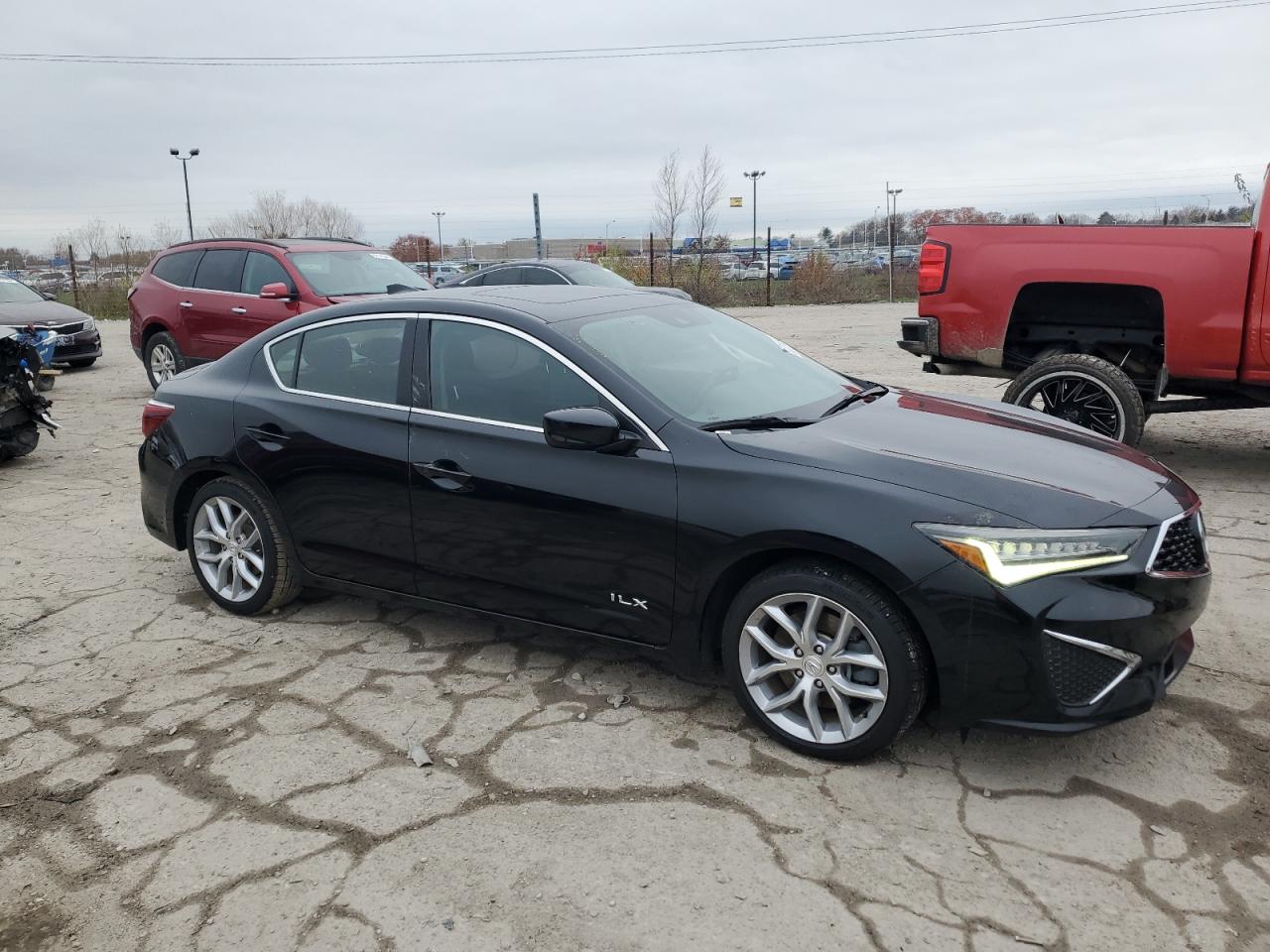 2020 Acura ILX VIN 19UDE2F37LA008113 Copart auction photo, side / minor dent/scratches damage thumbnail 4