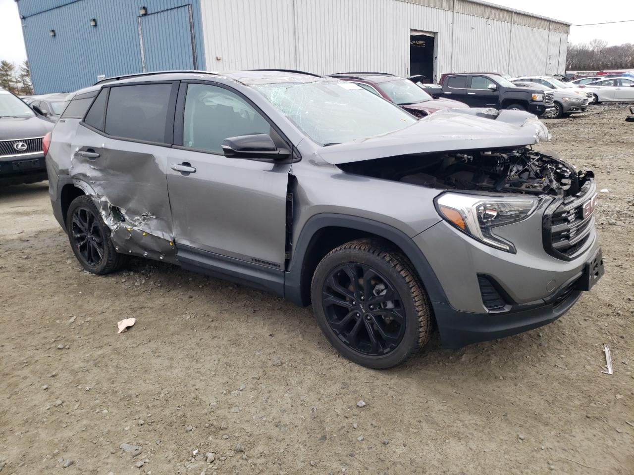 2020 GMC Terrain VIN 3GKALTEV8LL203571 Copart auction photo, rollover damage thumbnail 4