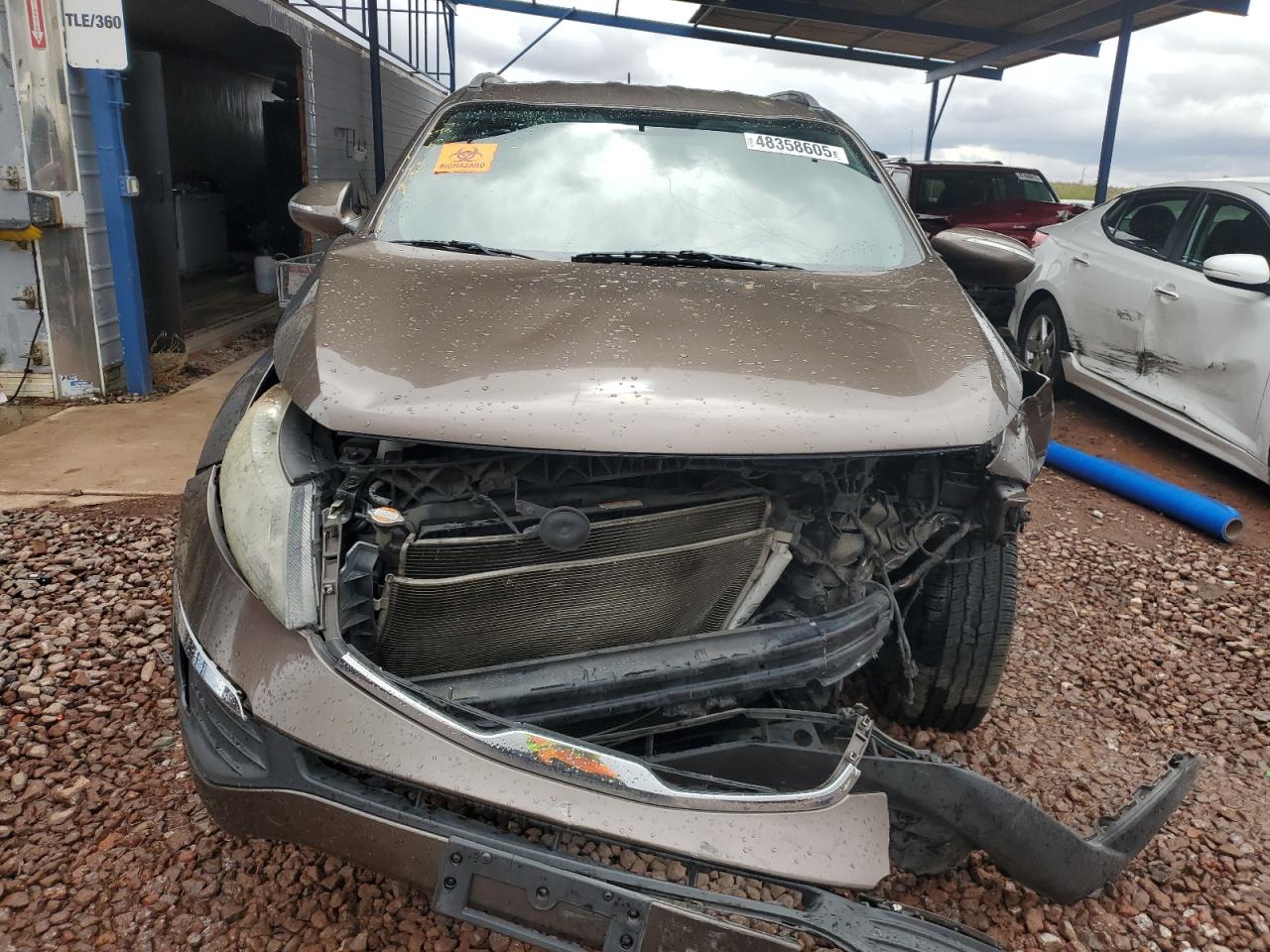 2011 KIA Sportage VIN KNDPC3A21B7080863 Copart auction photo, front end damage thumbnail 5
