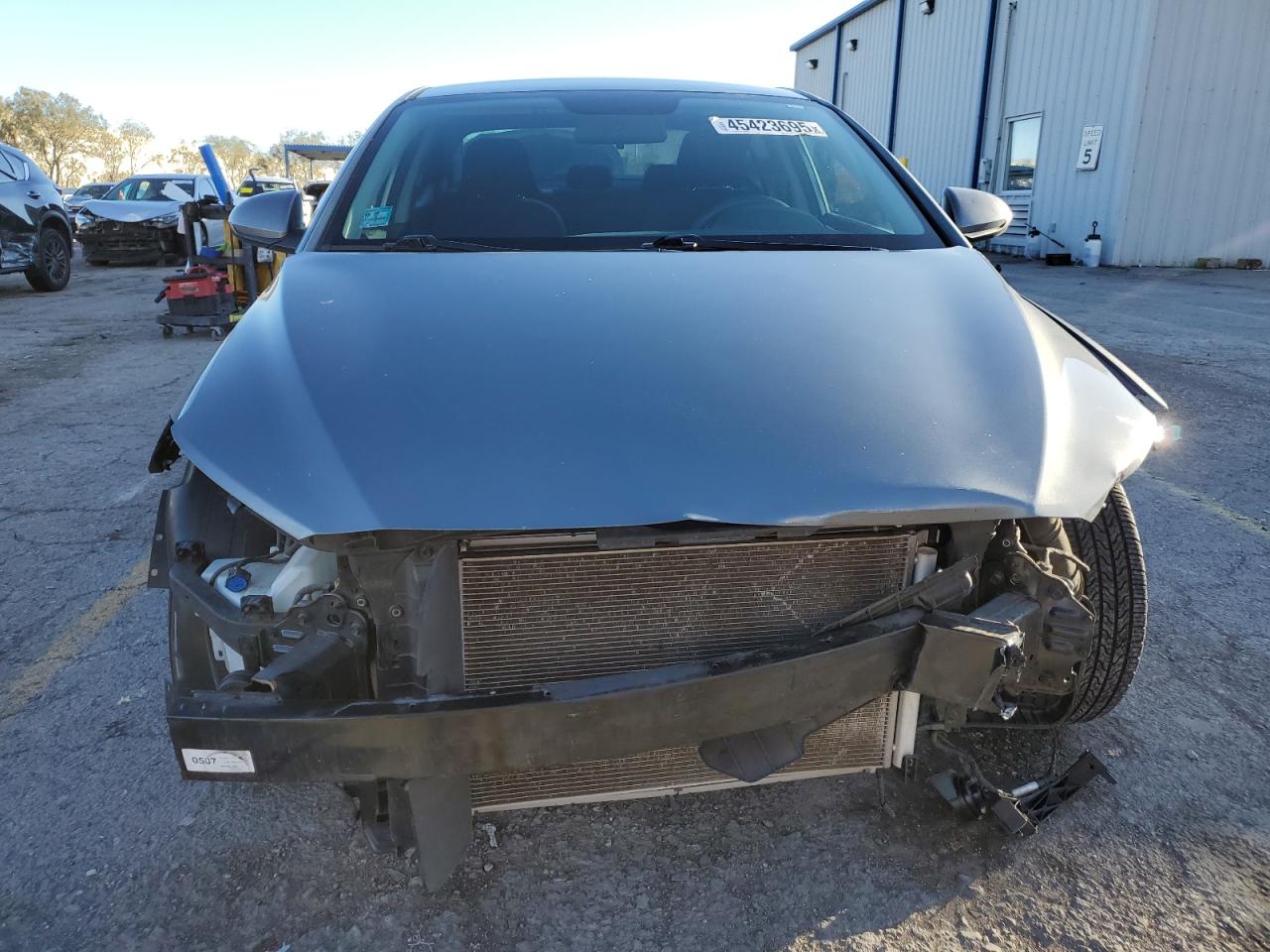 2018 Hyundai Elantra VIN 5NPD74LF3JH328179 Copart auction photo, front end damage thumbnail 5