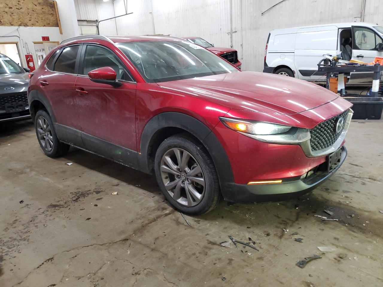 2023 Mazda CX-30 VIN 3MVDMBBM5PM514367 Copart auction photo, front end damage thumbnail 4