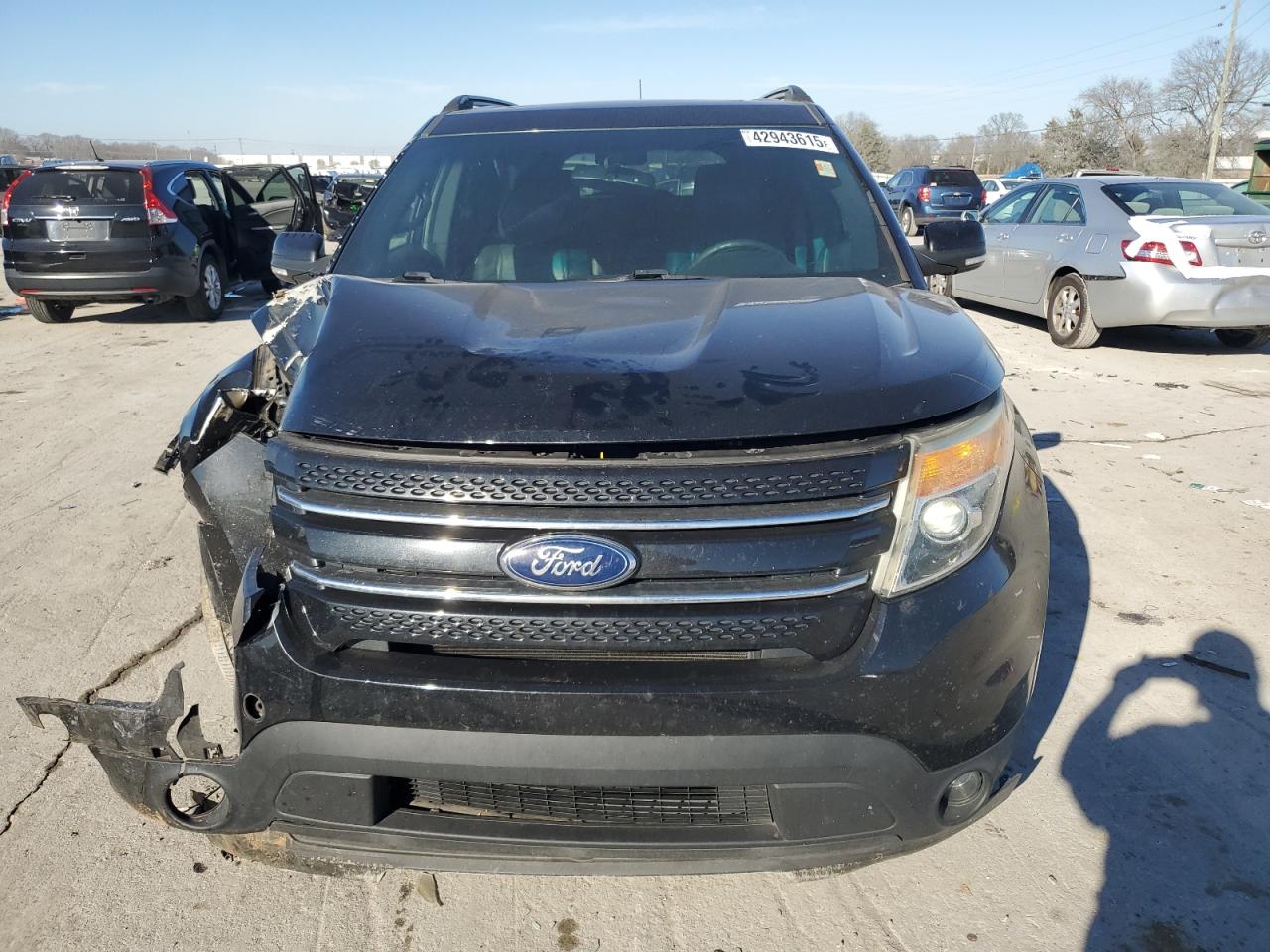 2015 Ford Explorer VIN 1FM5K8F89FGC36332 Copart auction photo, front end damage thumbnail 5