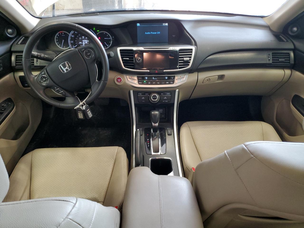 2014 Honda Accord VIN 1HGCR3F85EA010303 Copart auction photo, rear end damage thumbnail 8