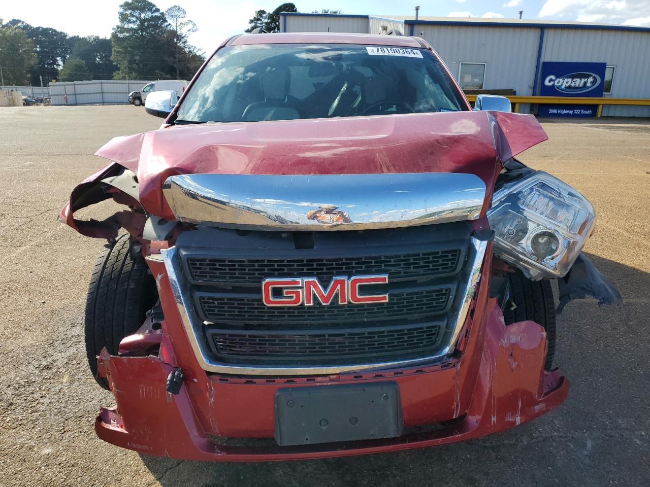 2013 GMC Terrain VIN 2GKALUEK0D6166422 Copart auction photo, front end damage thumbnail 5