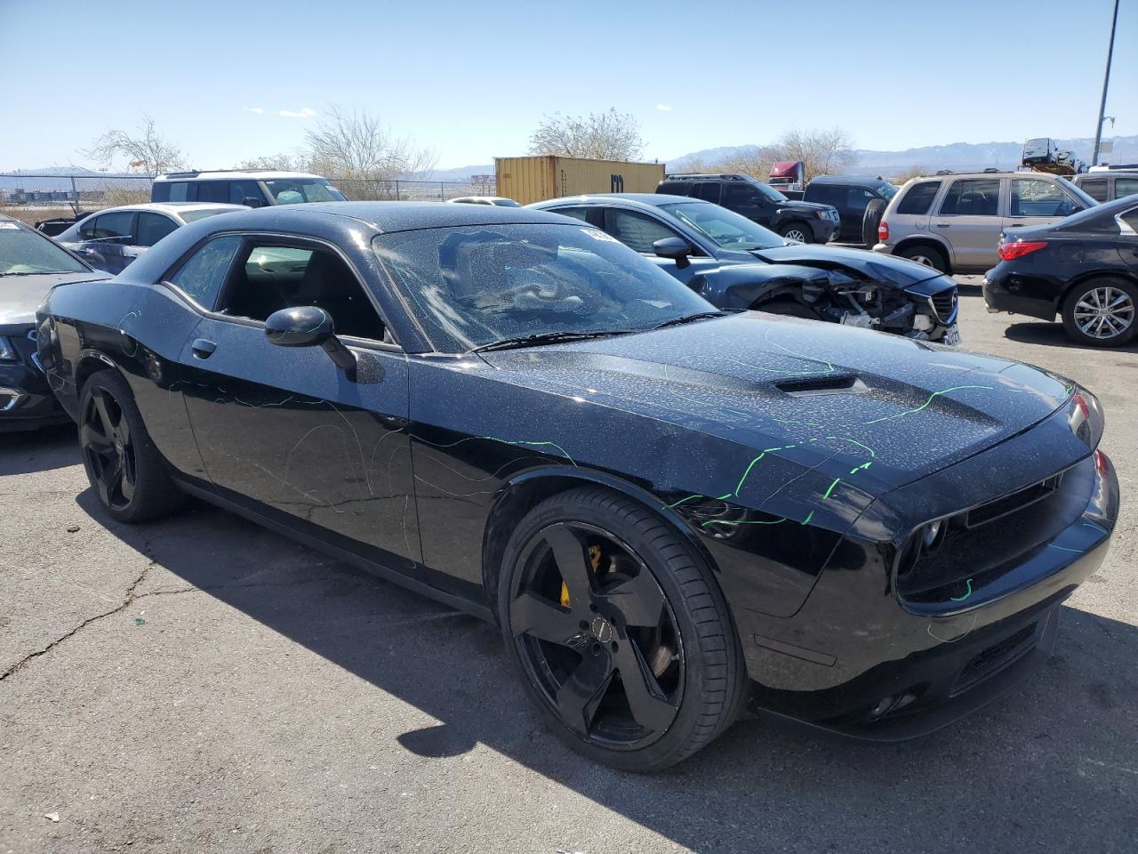 2015 Dodge Challenger VIN 2C3CDZAGXFH706791 Copart auction photo, vandalism damage thumbnail 4
