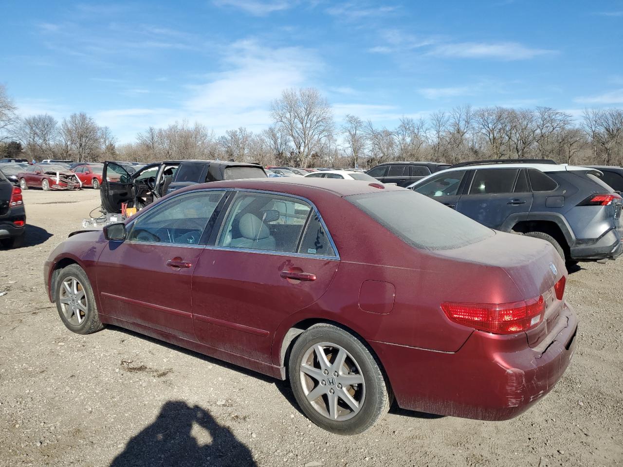 2005 Honda Accord VIN 1HGCM56895A002621 Copart auction photo, front end / rear end damage thumbnail 2