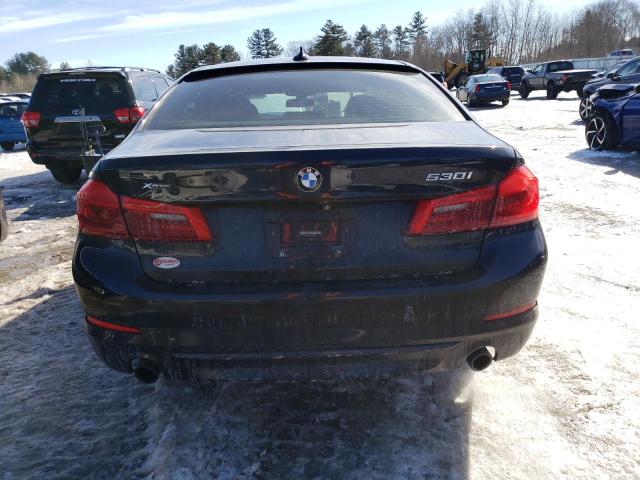 2017 BMW 5er VIN WBAJA7C36HG906881 Copart auction photo, front end / undercarriage damage thumbnail 6