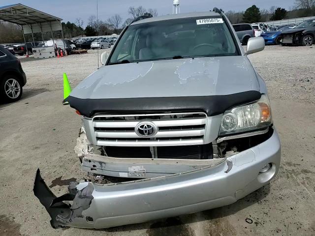 2005 Toyota Highlander VIN JTEGD21AX50107825 Copart auction photo, front end / all over damage thumbnail 12