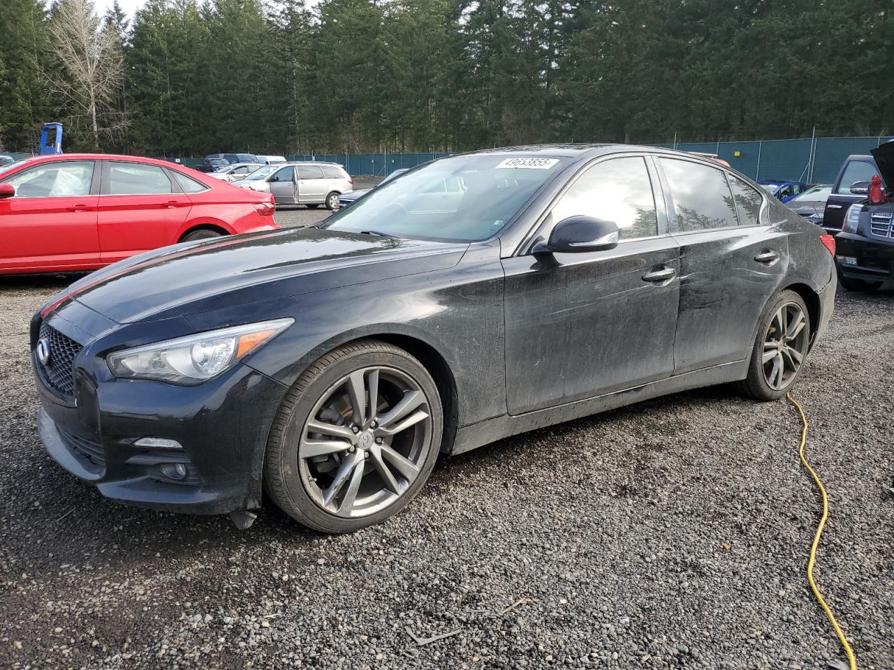 2015 Infiniti Q50 VIN JN1BV7AP7FM331757 - Copart auction photo