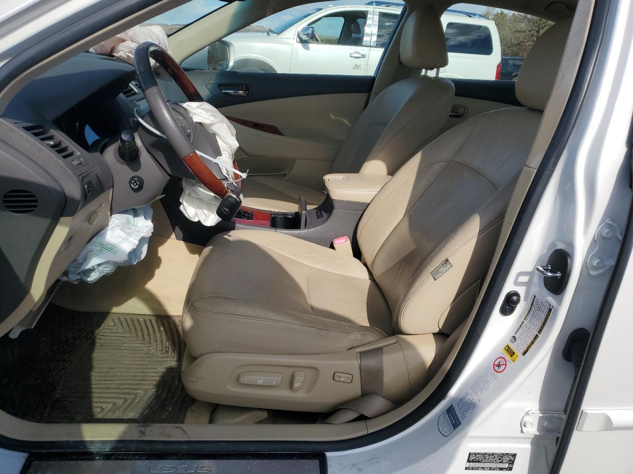2007 Lexus ES VIN JTHBJ46GX72123528 Copart auction photo, front end / side damage thumbnail 7