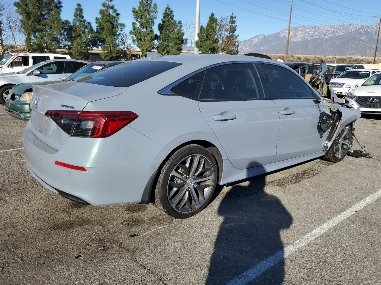 2022 Honda Civic VIN 2HGFE1F91NH320472 Copart auction photo, all over / mechanical damage thumbnail 3