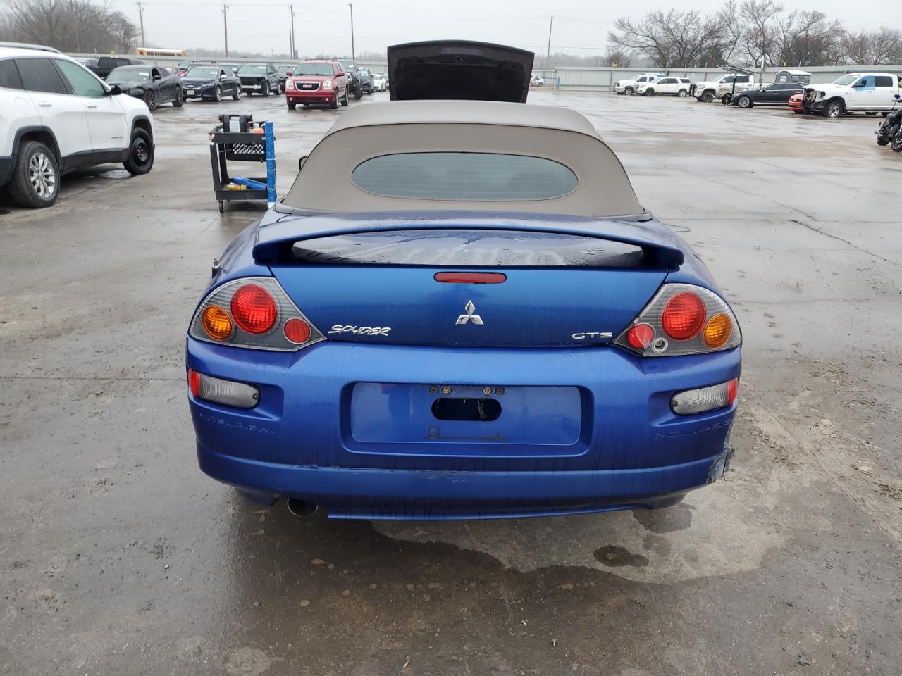 2005 Mitsubishi Eclipse VIN 4A3AE75H65E014165 Copart auction photo, side / front end damage thumbnail 6
