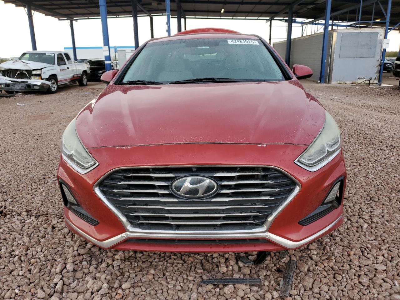 2018 Hyundai Sonata VIN 5NPE24AFXJH597740 Copart auction photo, rear end / front end damage thumbnail 5