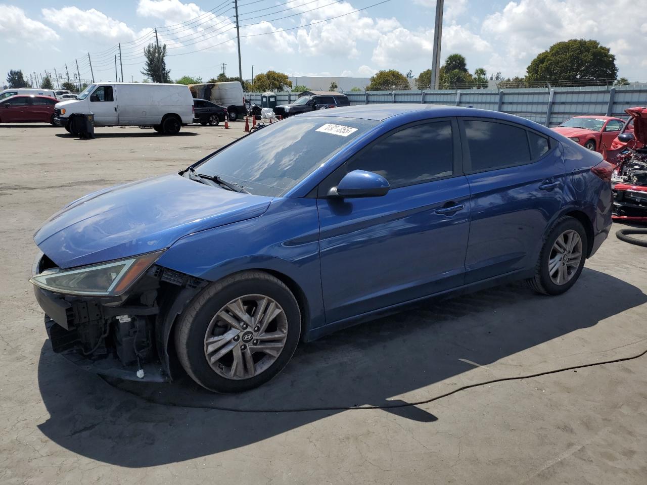 2019 Hyundai Elantra VIN 5NPD84LF4KH413742