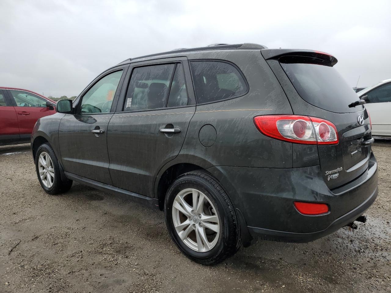 2012 Hyundai Santa Fe VIN 5XYZK4AG1CG115502 Copart auction photo, water/flood damage thumbnail 2