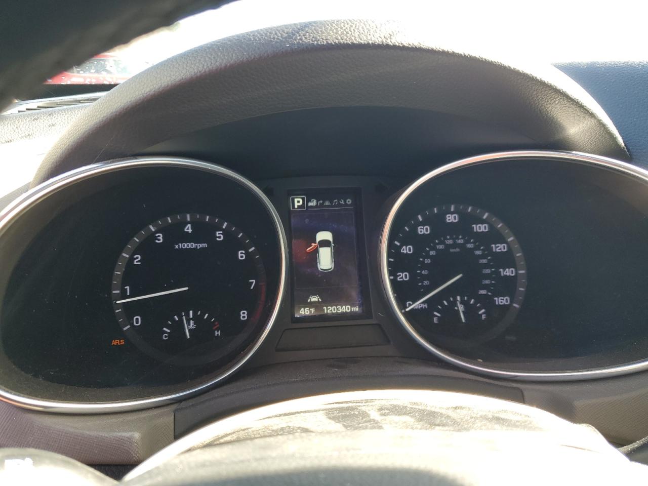 2017 Hyundai Santa Fe VIN 5XYZWDLA3HG501780 Copart auction photo, front end damage thumbnail 9