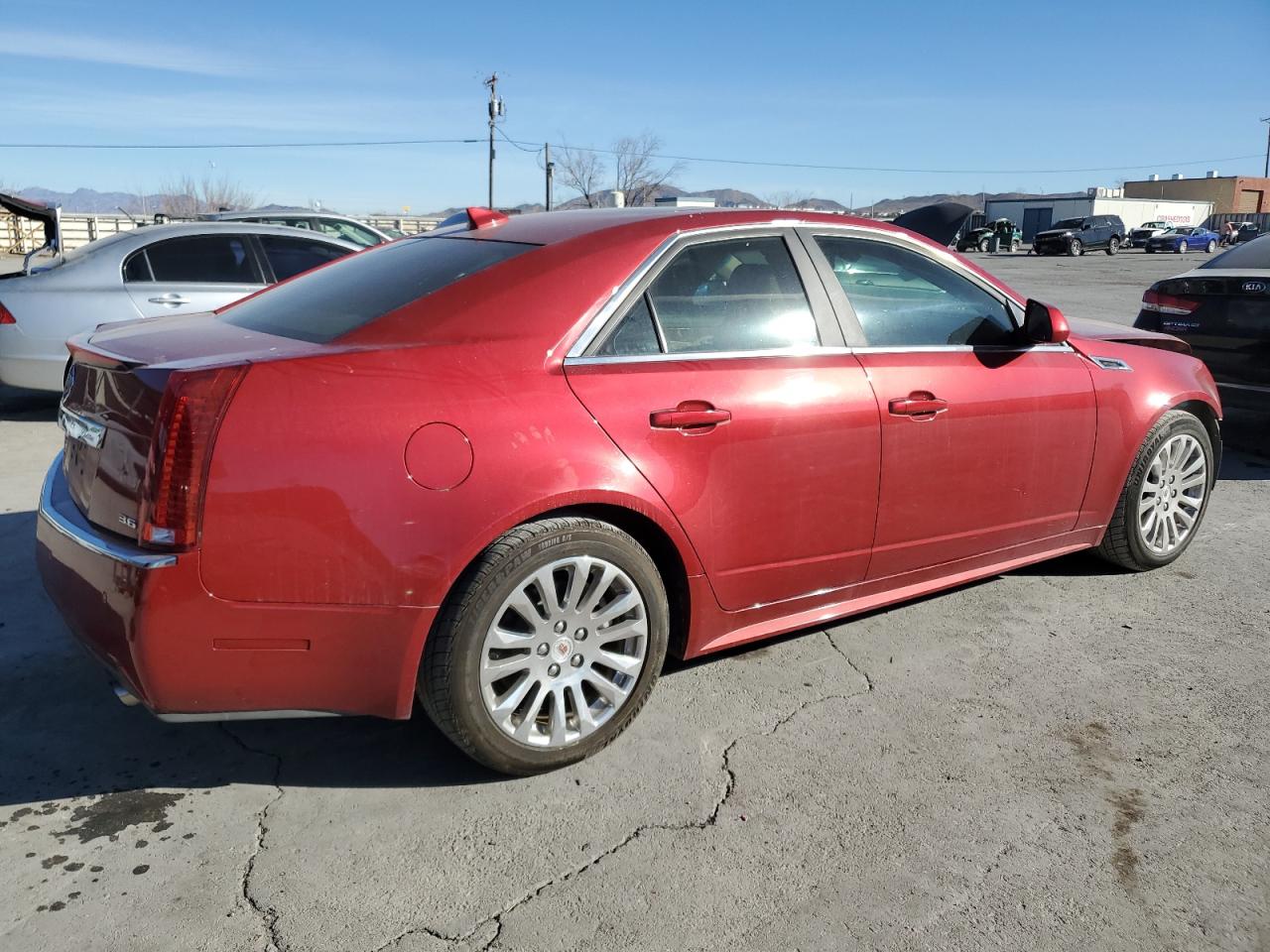 2013 Cadillac CTS VIN 1G6DP5E30D0119690 Copart auction photo, front end damage thumbnail 3