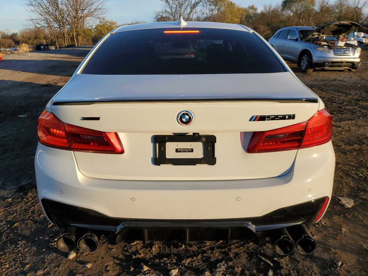 2018 BMW 5er VIN WBAJA7C59JG908549 Copart auction photo, front end / minor dent/scratches damage thumbnail 6