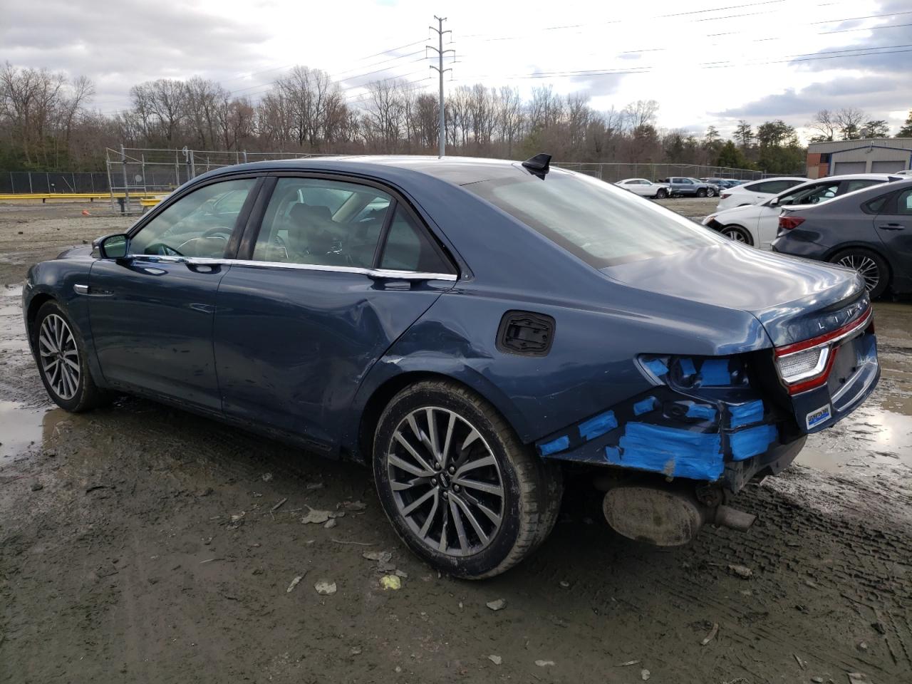 2018 Lincoln Continental VIN 1LN6L9SK2J5605982 Copart auction photo, rear end / side damage thumbnail 2