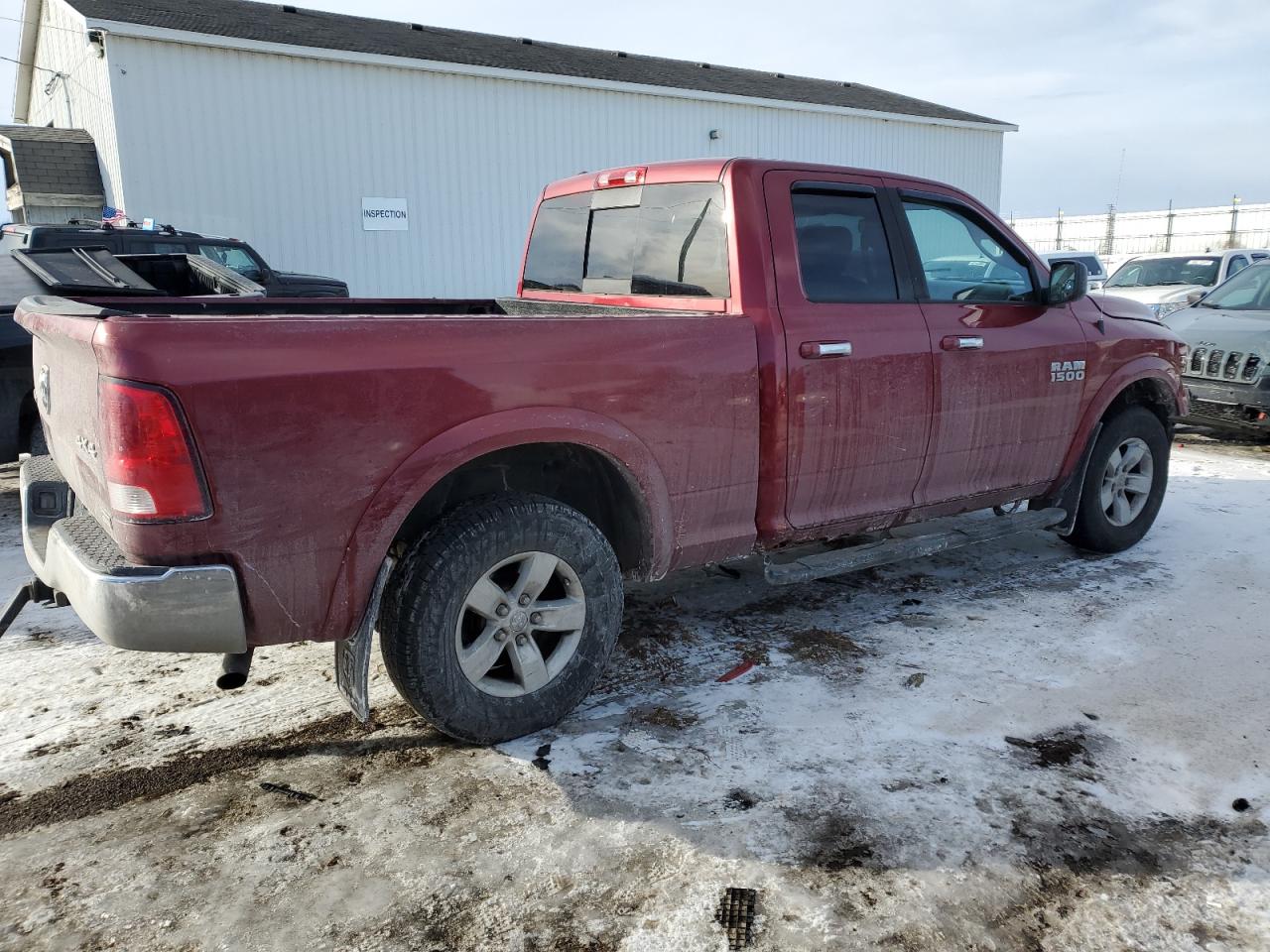 2014 RAM 1500 VIN 1C6RR7GG2ES280564 Copart auction photo, front end damage thumbnail 3
