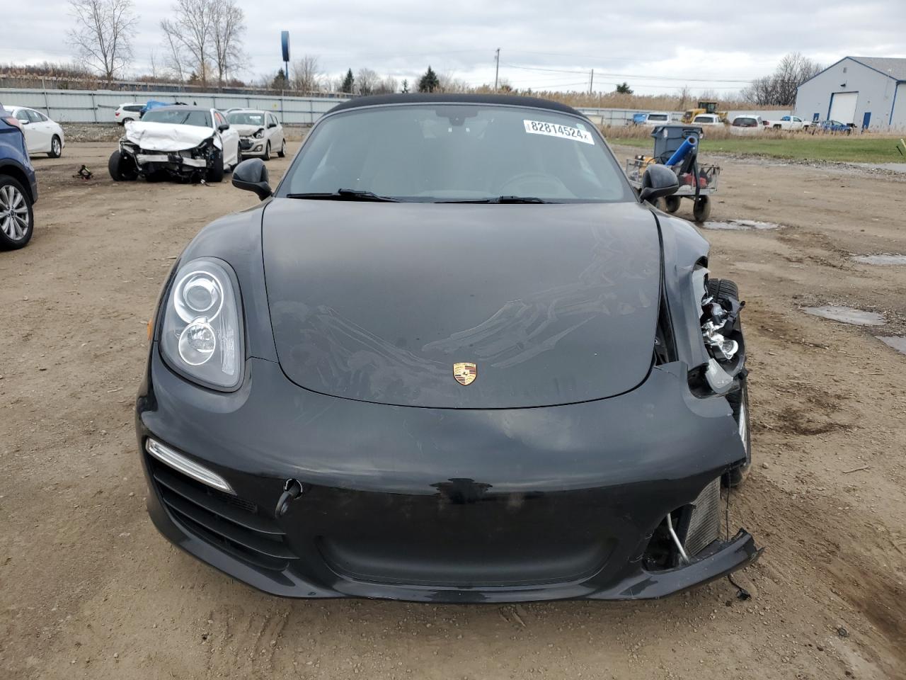 2013 Porsche Boxster VIN WP0CA2A89DS114485 Copart auction photo, front end damage thumbnail 5