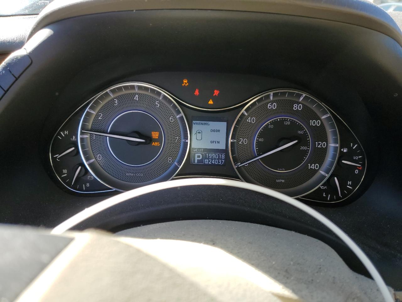 2011 Infiniti QX56 VIN JN8AZ2NC4B9303181 Copart auction photo, side / front end damage thumbnail 9