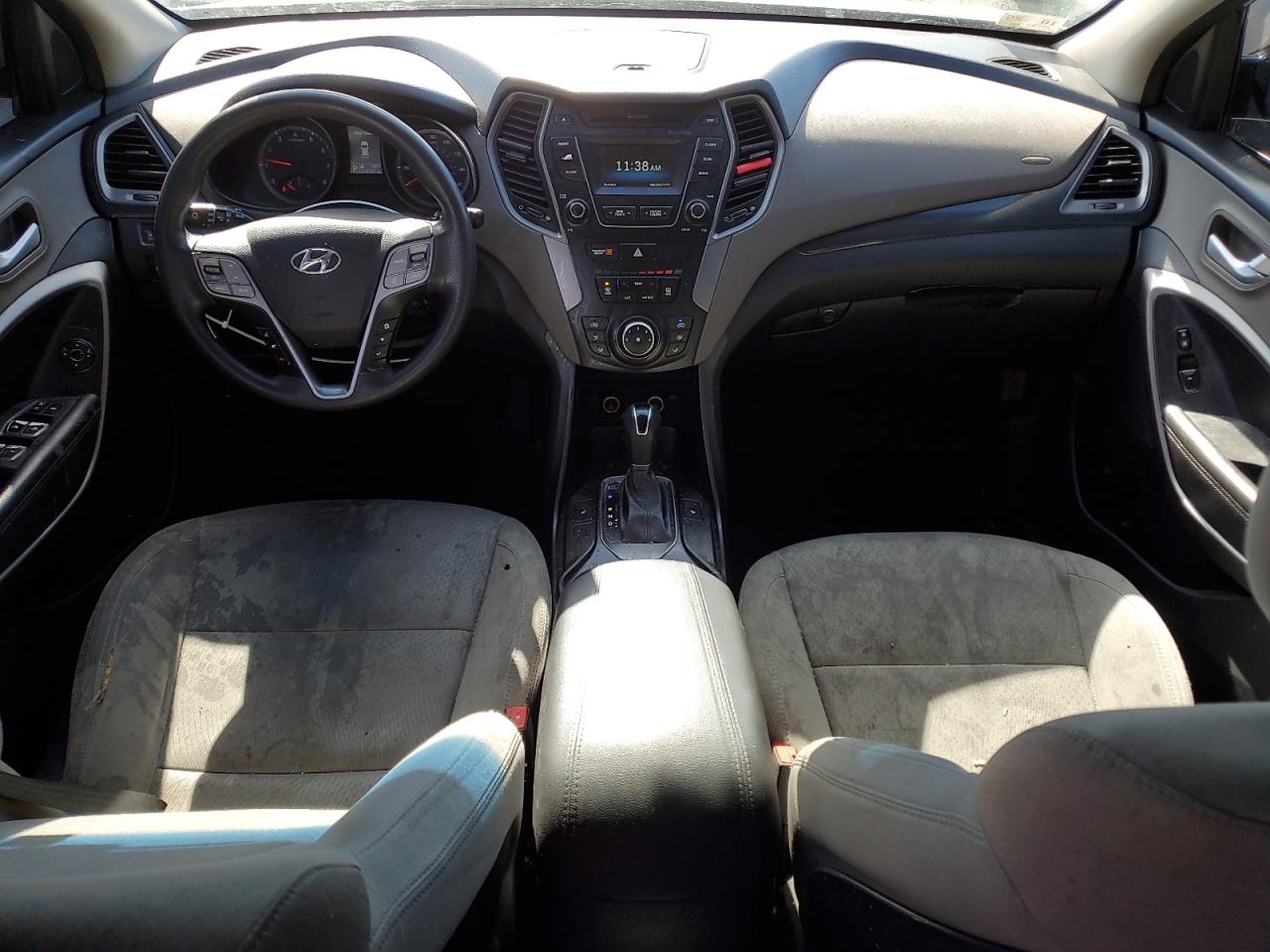 2016 Hyundai Santa Fe VIN 5XYZUDLBXGG315201 Copart auction photo, front end / rear end damage thumbnail 8