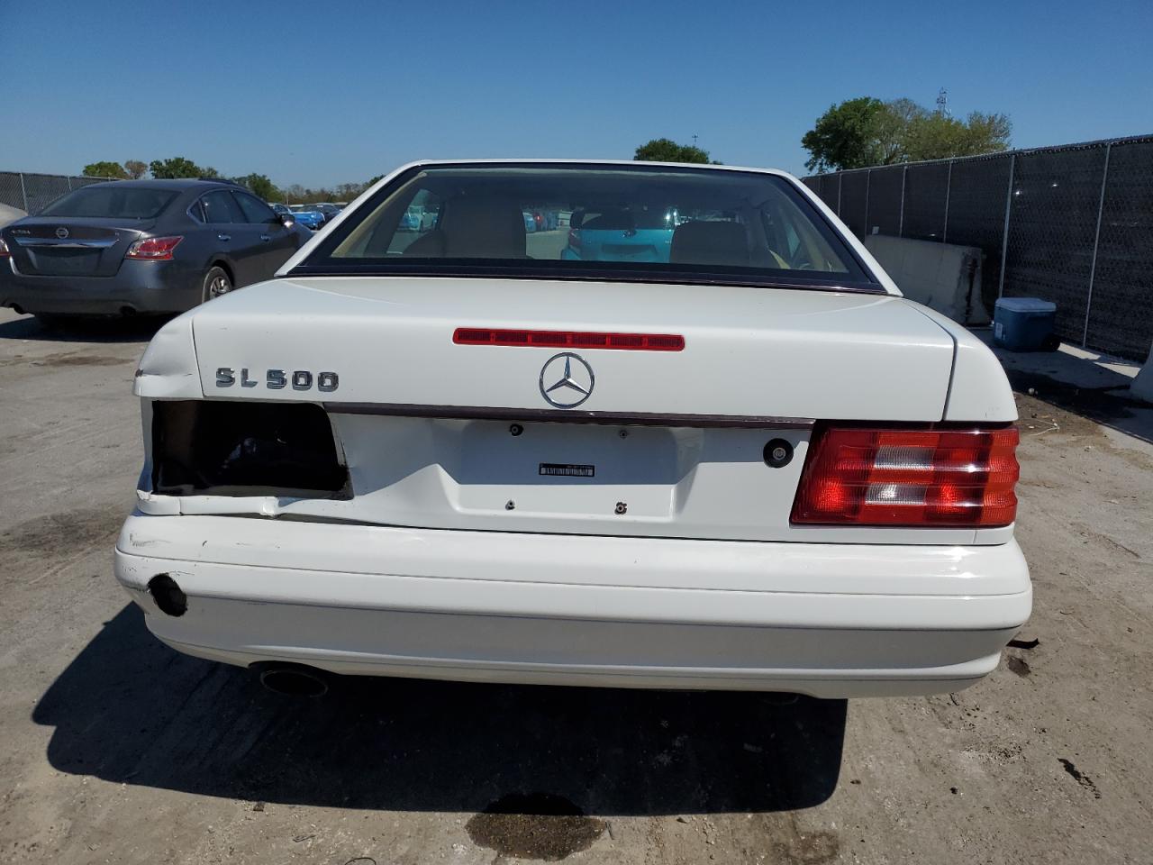 1999 Mercedes-Benz SL-klasse VIN WDBFA68F2XF179425 Copart auction photo, rear end damage thumbnail 6