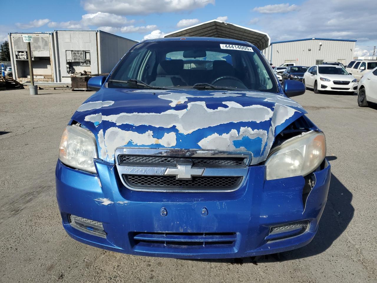 2008 Chevrolet Aveo VIN KL1TD56648B068173 Copart auction photo, rear end / front end damage thumbnail 5