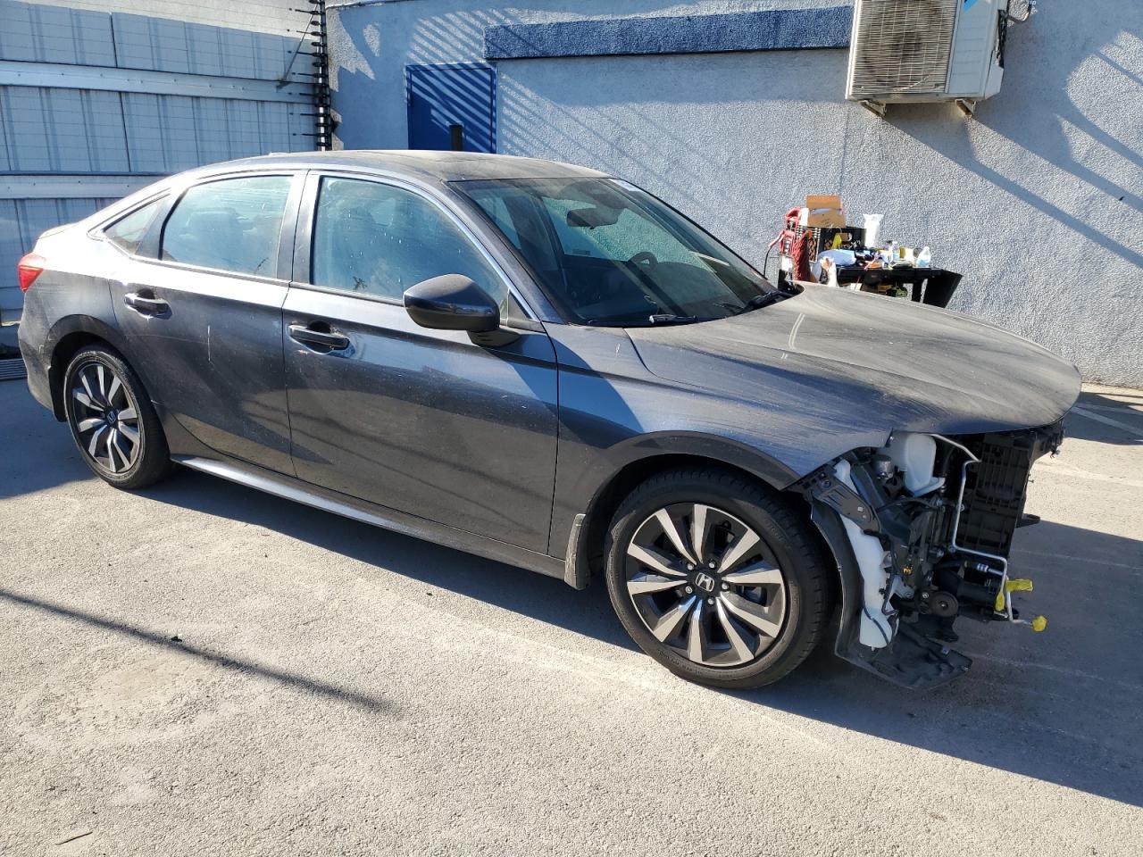 2023 Honda Civic VIN 2HGFE1F78PH316470 Copart auction photo, front end / side damage thumbnail 4