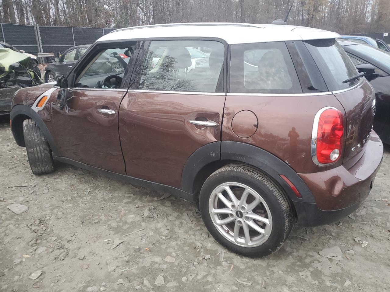 2015 MINI Cooper VIN WMWZB3C58FWR45808 Copart auction photo, all over damage thumbnail 2