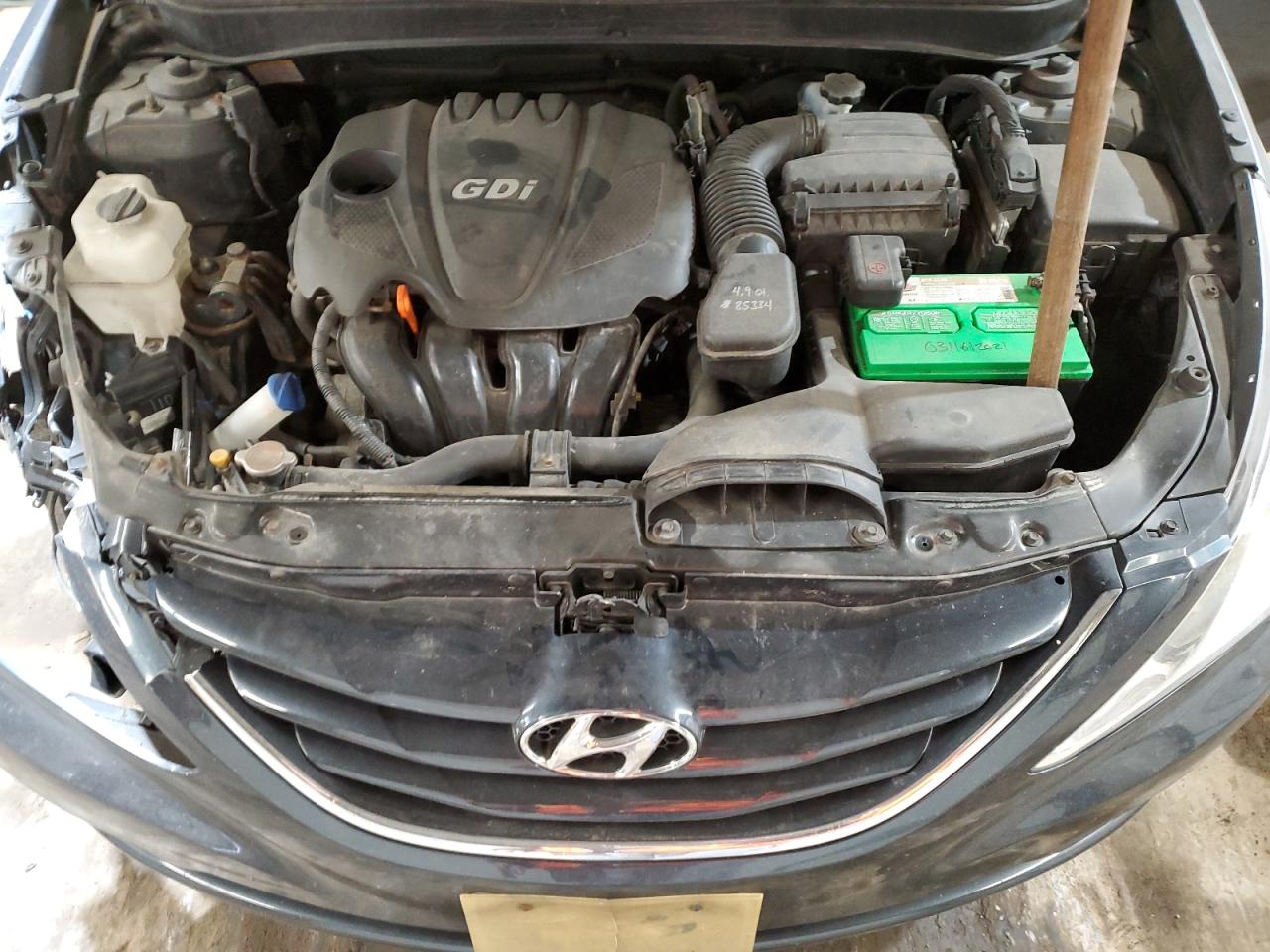 2012 Hyundai Sonata VIN 5NPEB4AC3CH318878 Copart auction photo, front end / side damage thumbnail 11