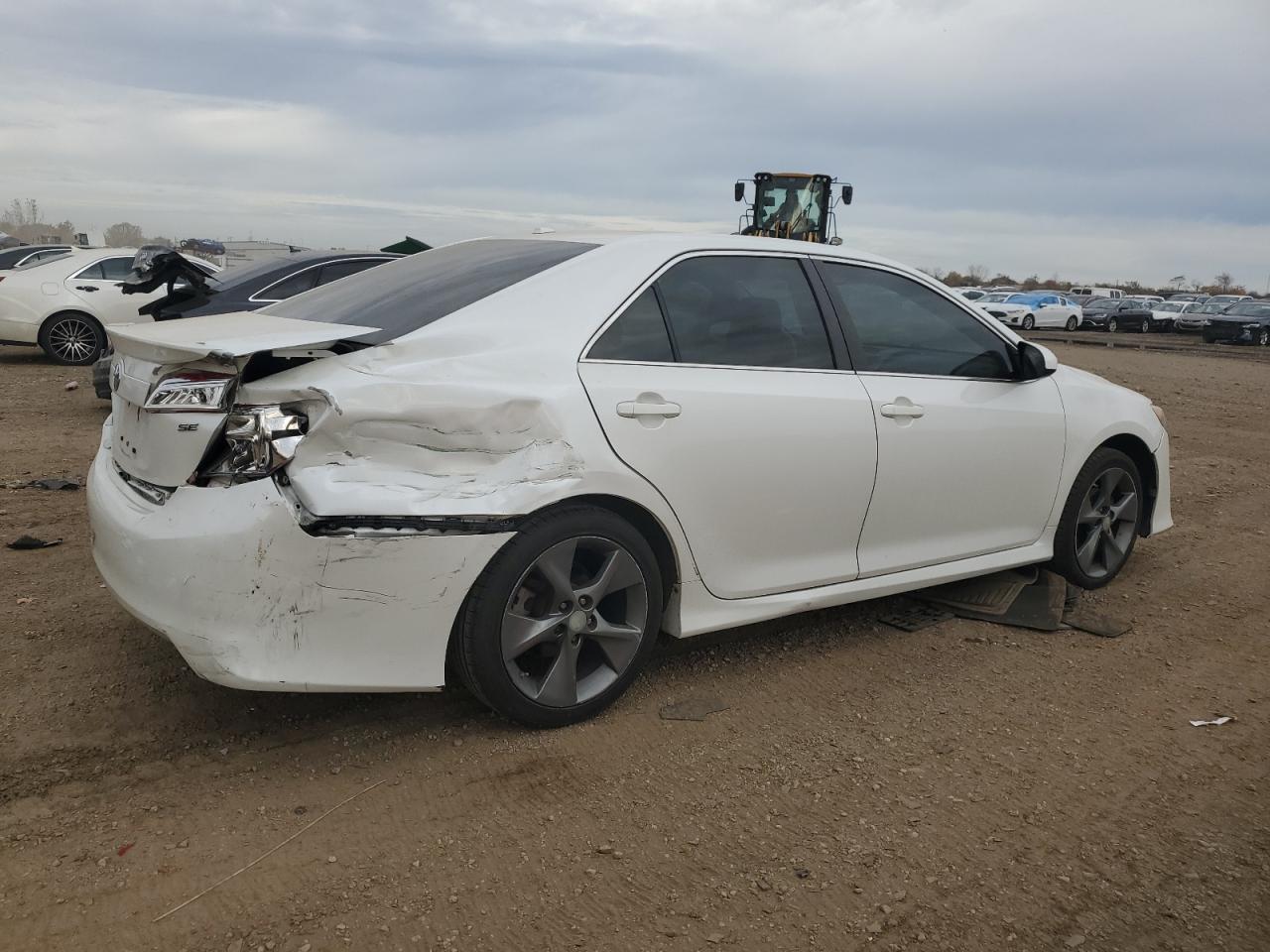 2012 Toyota Camry VIN 4T1BF1FK8CU620741 Copart auction photo, side / rear end damage thumbnail 3