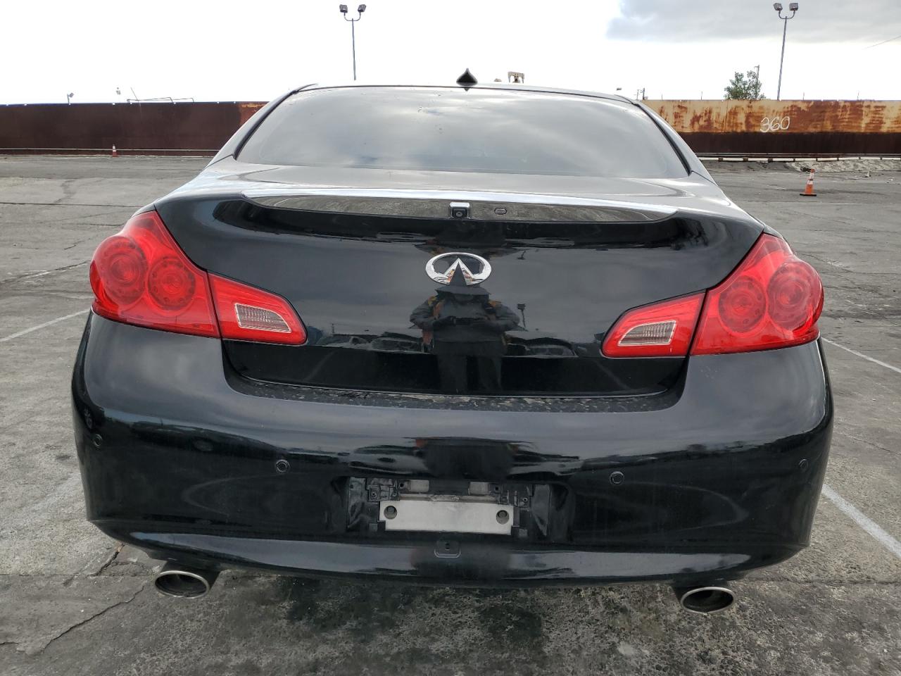 2013 Infiniti G VIN JN1CV6APXDM726415 Copart auction photo, front end damage thumbnail 6