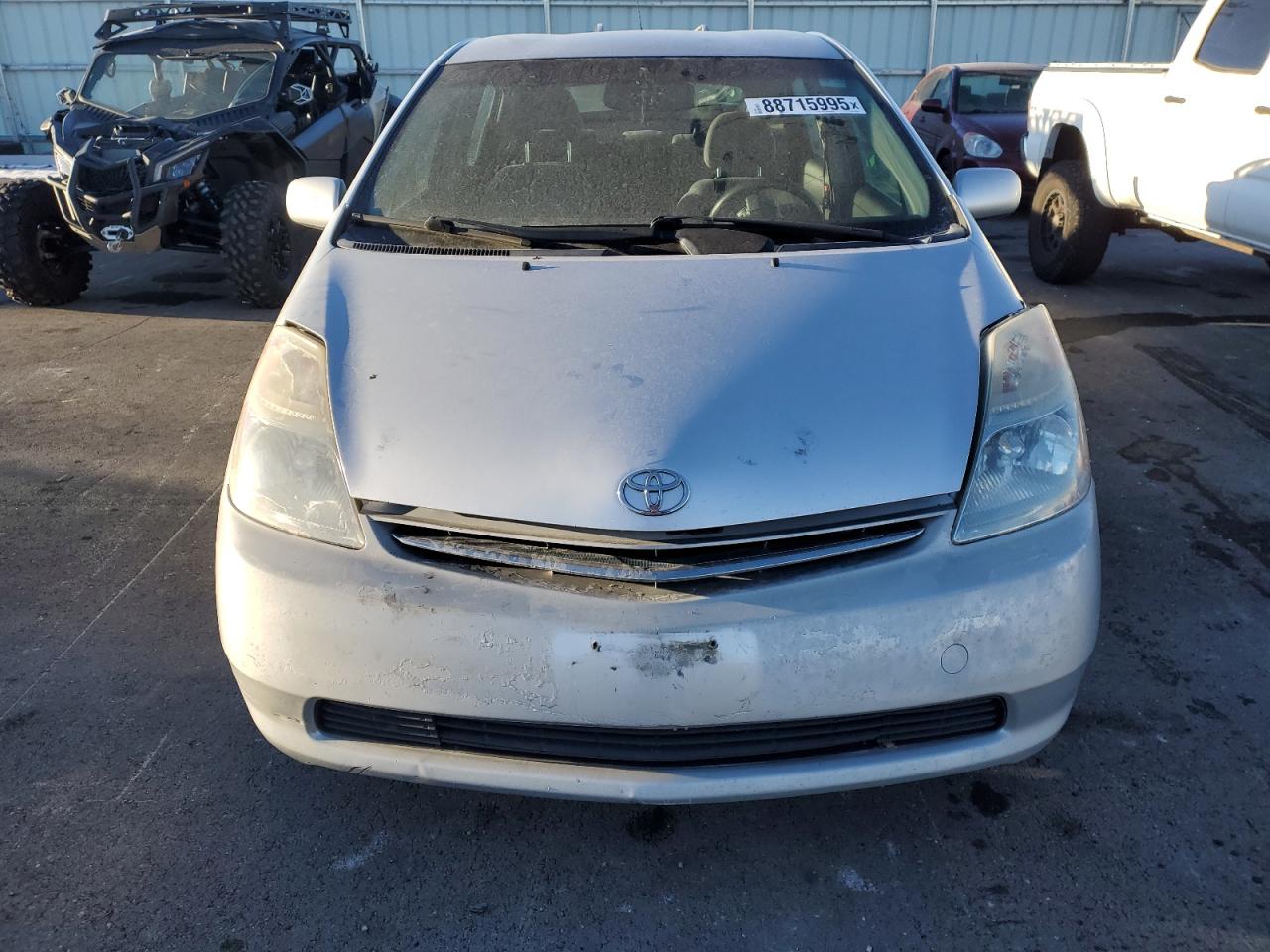 2007 Toyota Prius VIN JTDKB20U977597541 Copart auction photo, vandalism / front end damage thumbnail 5