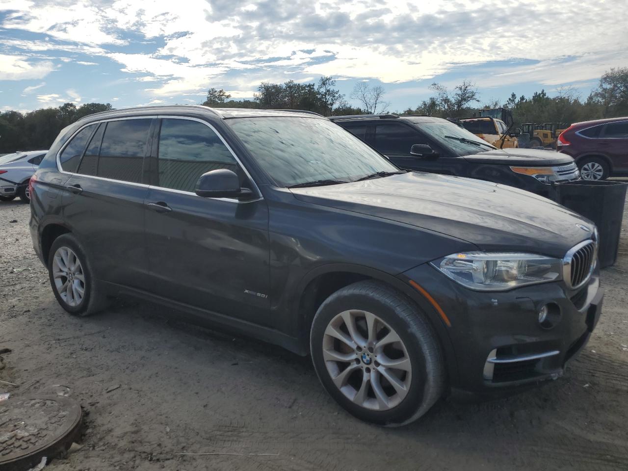 2014 BMW X5 VIN 5UXKR6C5XE0C03396 Copart auction photo, all over damage thumbnail 4