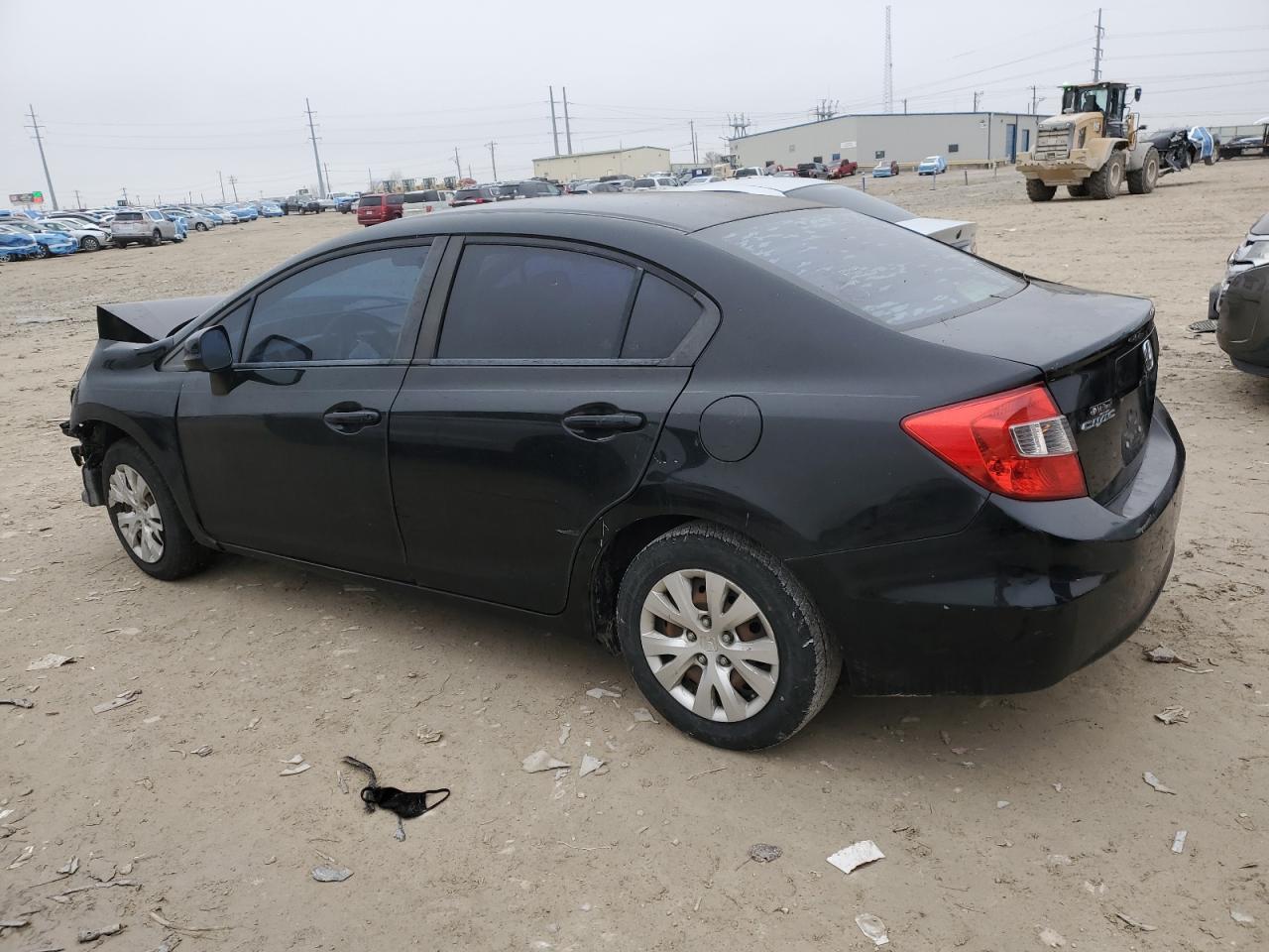 2012 Honda Civic VIN 19XFB2F57CE093856 Copart auction photo, front end damage thumbnail 2
