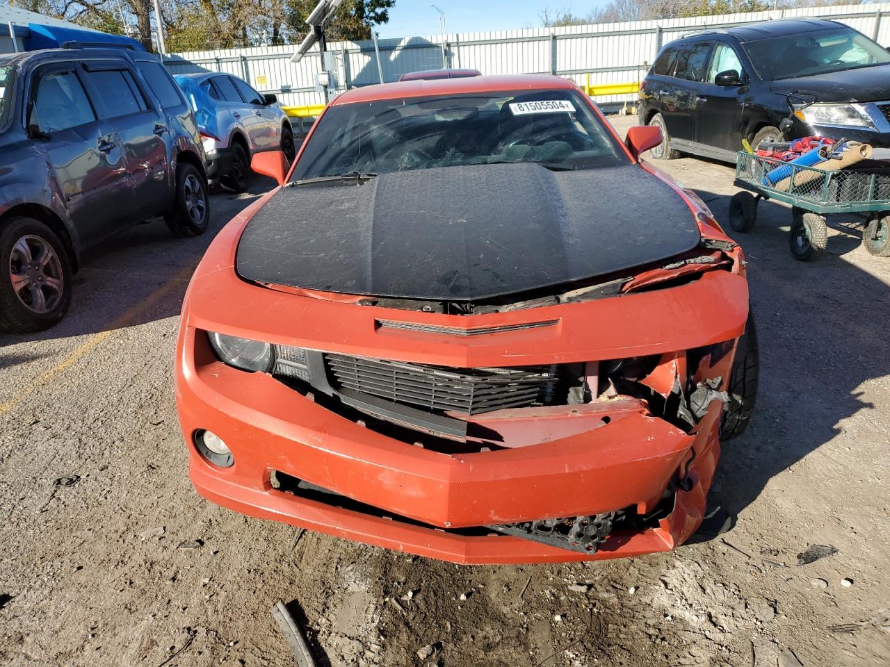 2011 Chevrolet Camaro VIN 2G1FJ1EJ1B9214074 Copart auction photo, front end / rear end damage thumbnail 5