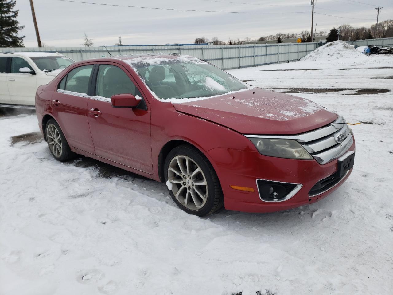 2010 Ford Fusion VIN 3FAHP0JA3AR164727 Copart auction photo, front end damage thumbnail 4
