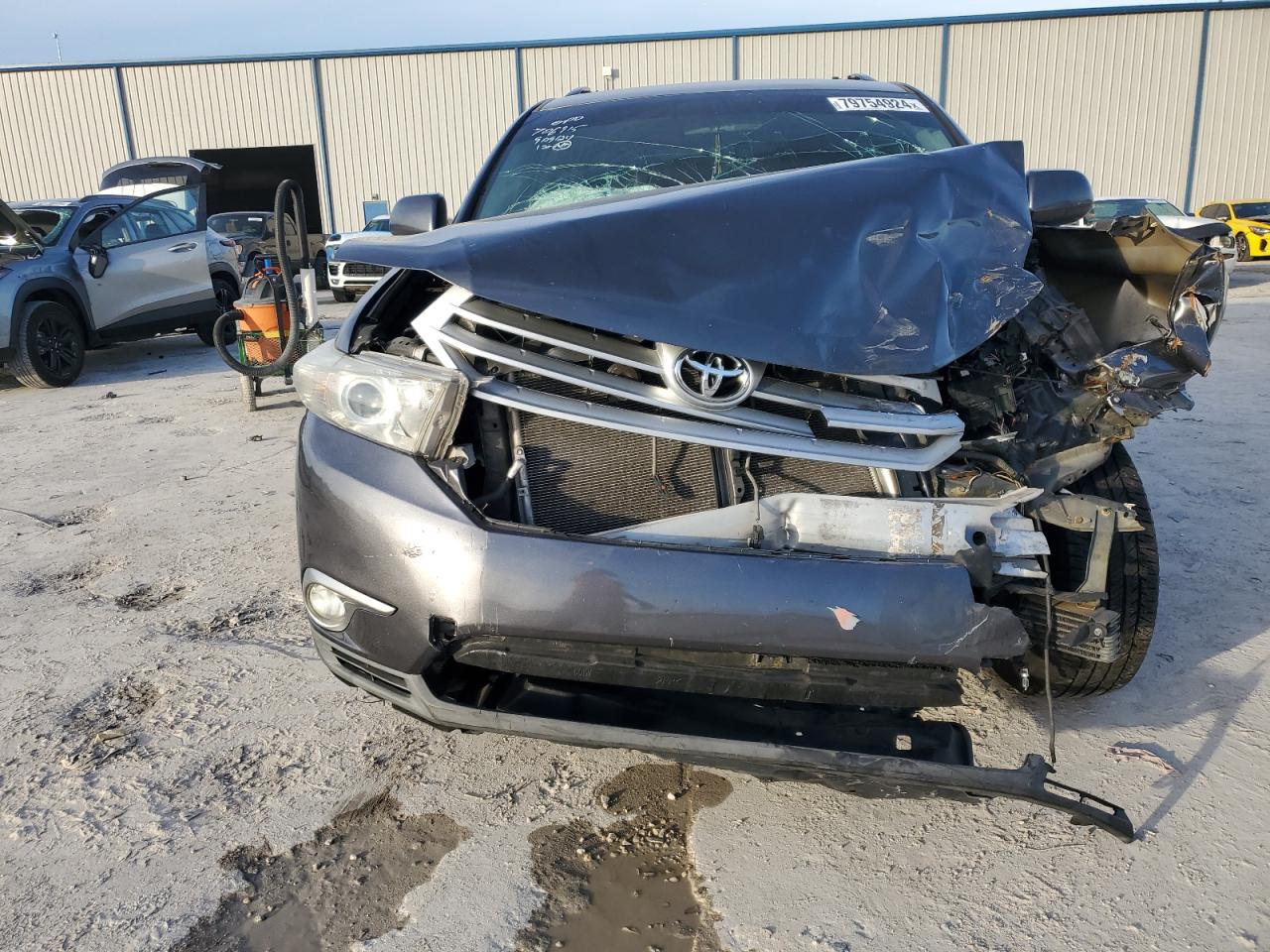 2012 Toyota Highlander VIN 5TDZA3EH3CS026808 Copart auction photo, front end damage thumbnail 5