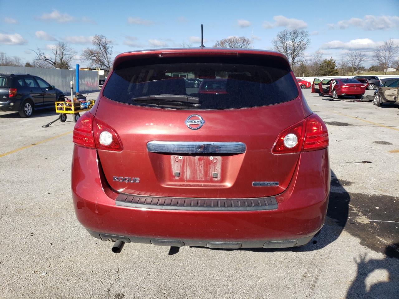 2013 Nissan Rogue VIN JN8AS5MT5DW523845 Copart auction photo, front end / side damage thumbnail 6