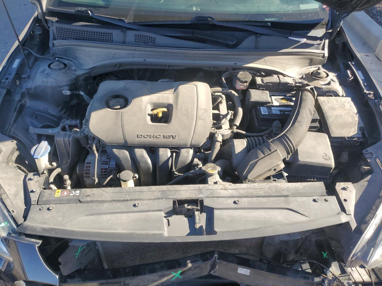 2019 KIA Forte VIN 3KPF24AD8KE136027 Copart auction photo, front end damage thumbnail 11