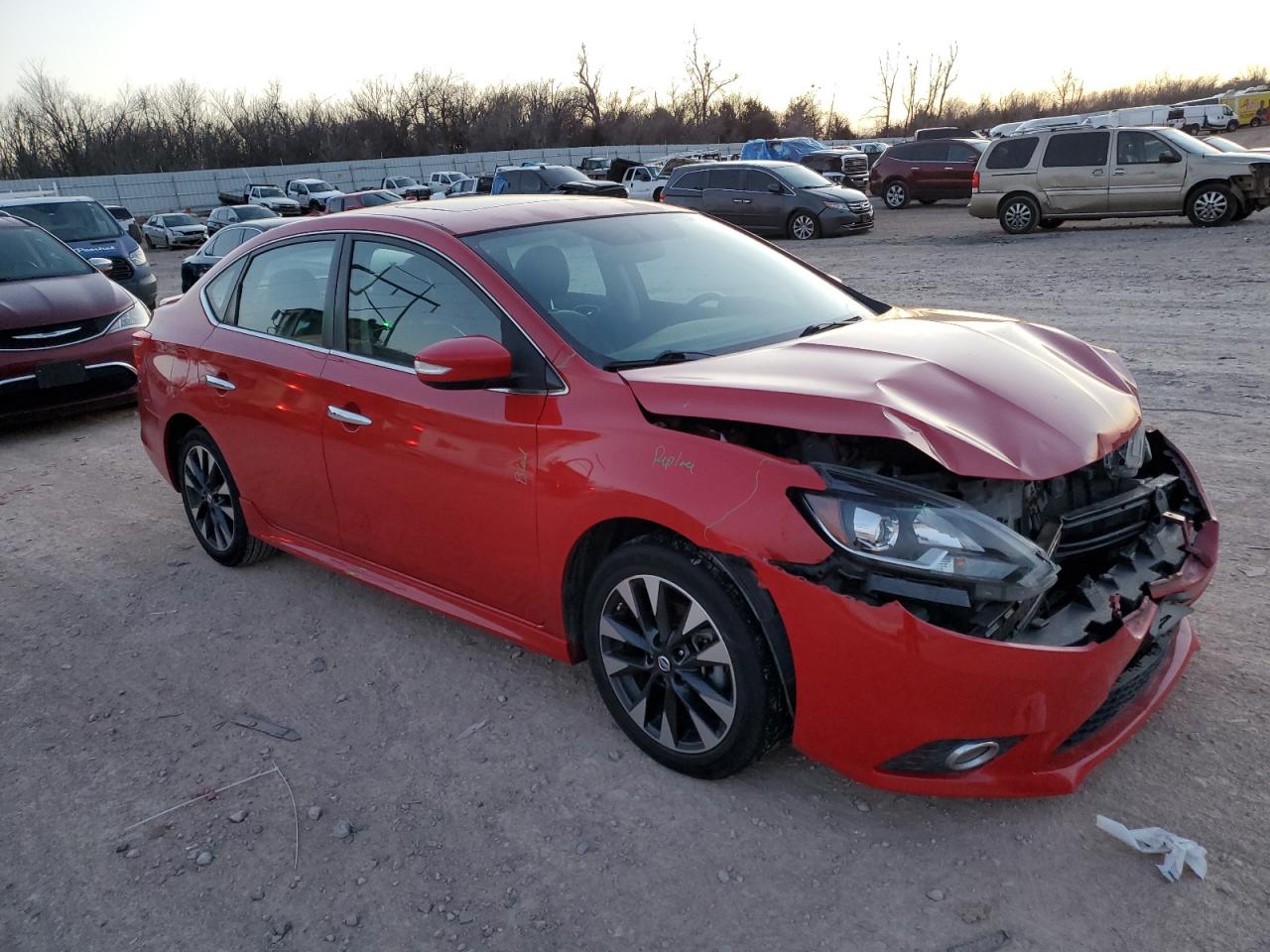 2016 Nissan Sentra VIN 3N1AB7AP4GY267762 Copart auction photo, front end / minor dent/scratches damage thumbnail 4