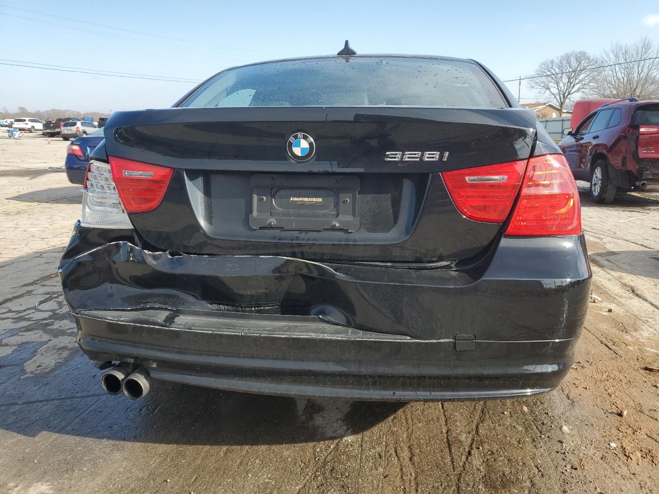 2011 BMW 3er VIN WBAPK7C53BA464077 Copart auction photo, rear end damage thumbnail 6