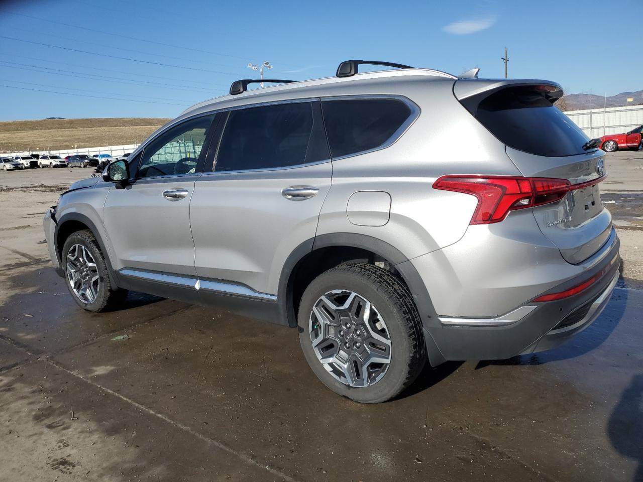 2022 Hyundai Santa Fe VIN 5NMS4DAL1NH401805 Copart auction photo, front end damage thumbnail 2