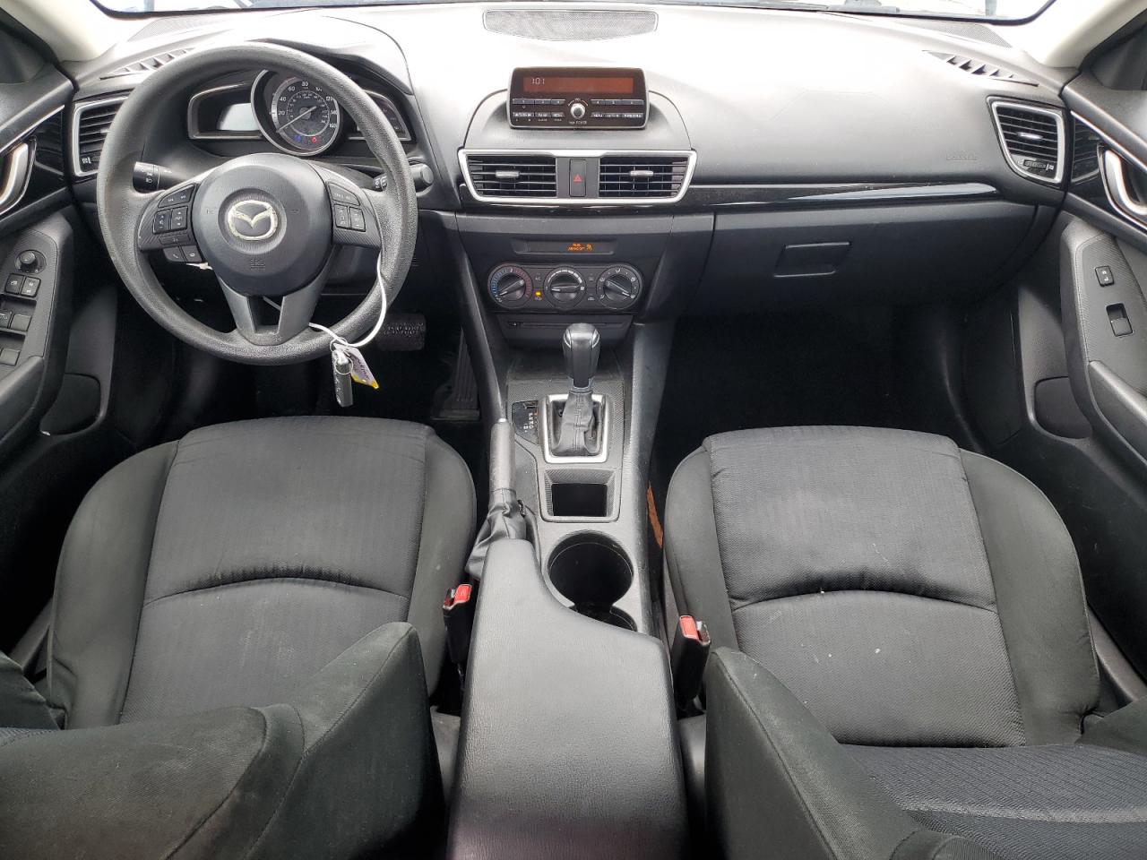 2014 Mazda 3 VIN 3MZBM1U72EM116313 Copart auction photo, rear end / hail damage thumbnail 8