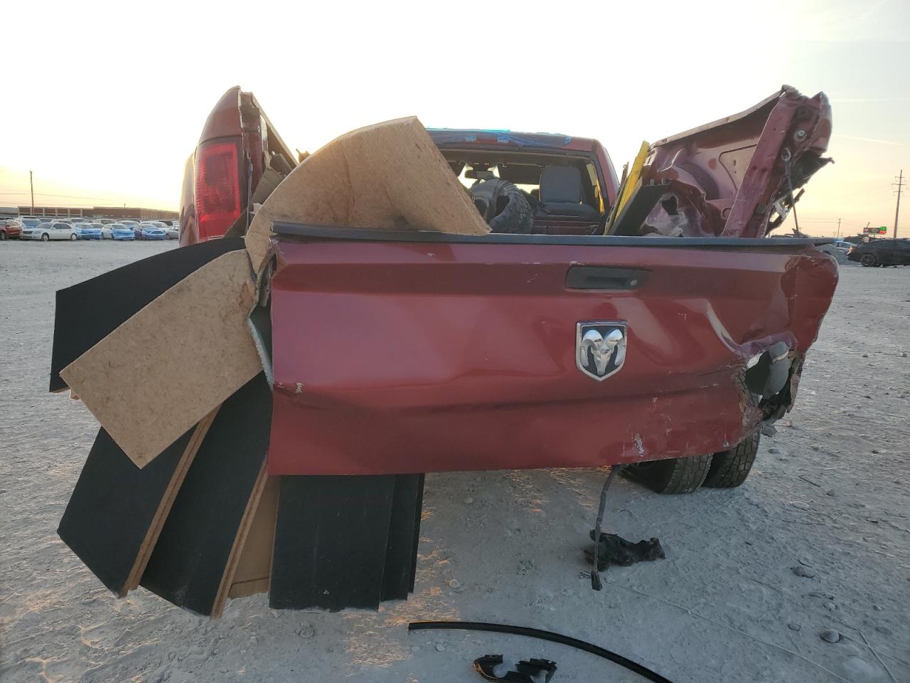 2014 RAM 3500 VIN 3C63RRGL6EG150034 Copart auction photo, rear end damage thumbnail 6